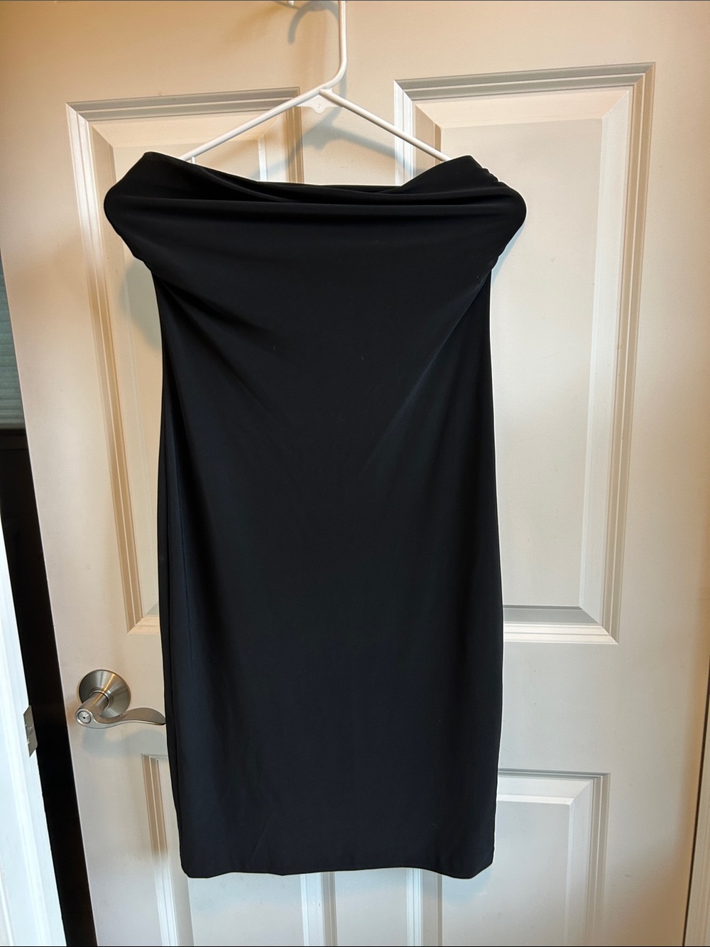 Norma Kamali Black Strapless Dress